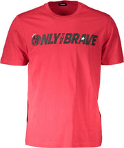 Diesel T-shirt Rood 2XL Heren