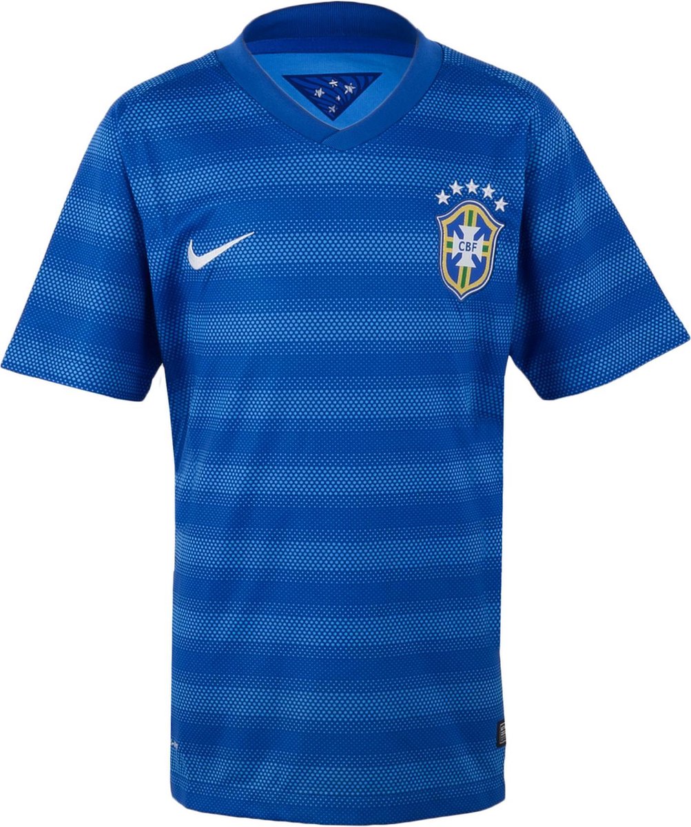 Nike Brazilië Uit Voetbalshirt Junior - 152 - Blauw