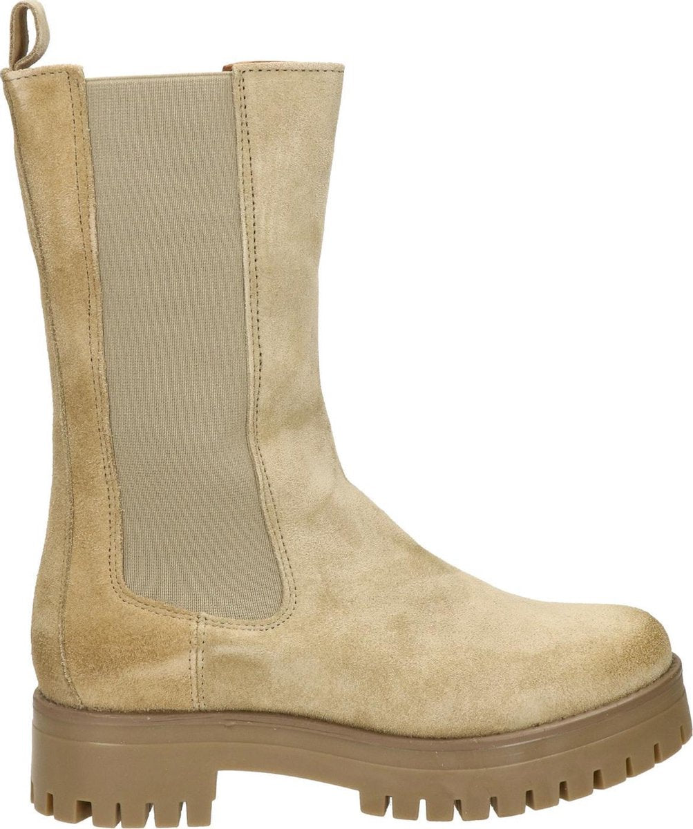 Nelson dames chelseaboot - Taupe - Maat 41