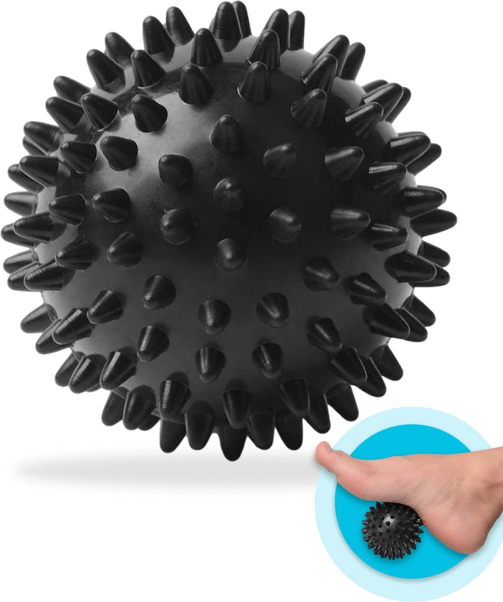 BrellaVio® Massagebal - 7cm - Harde Massage Bal - Voor Voeten/Rug/Nek/Schouders - Triggerpoint Egel - Lacrosse Ball