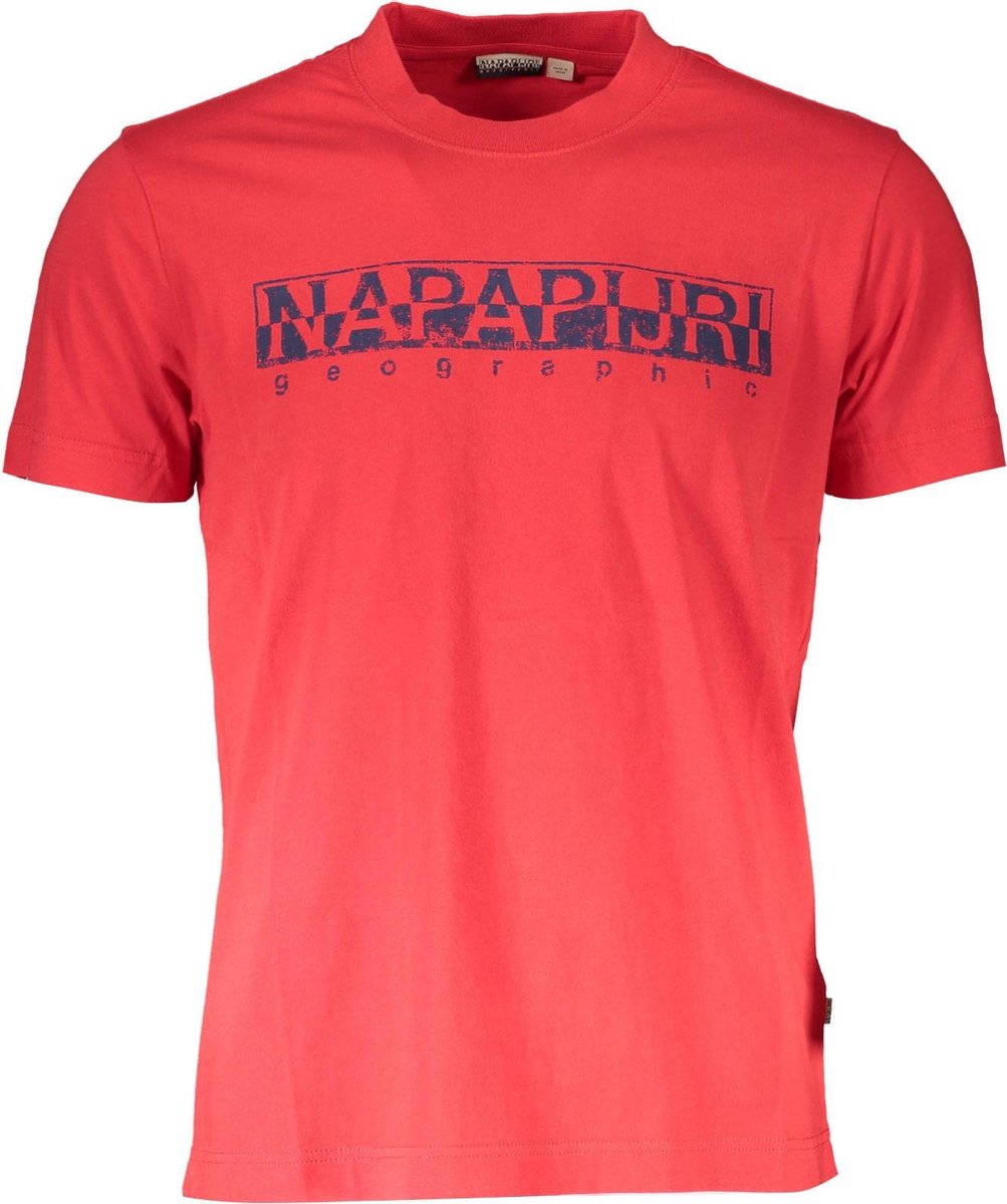 Napapijri T-shirt Rood 2XL Heren