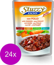 Stuzzy Pouch Adult met kip - 24 stuks à 100 gram