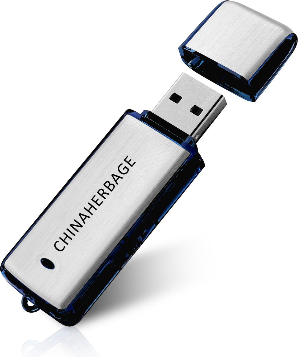 Voice recorder USB Flash 8GB Zwart en zilver