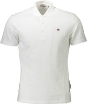 Napapijri Polo Ealis Korte Mouw Wit (NP0A4FA3 - 0021)