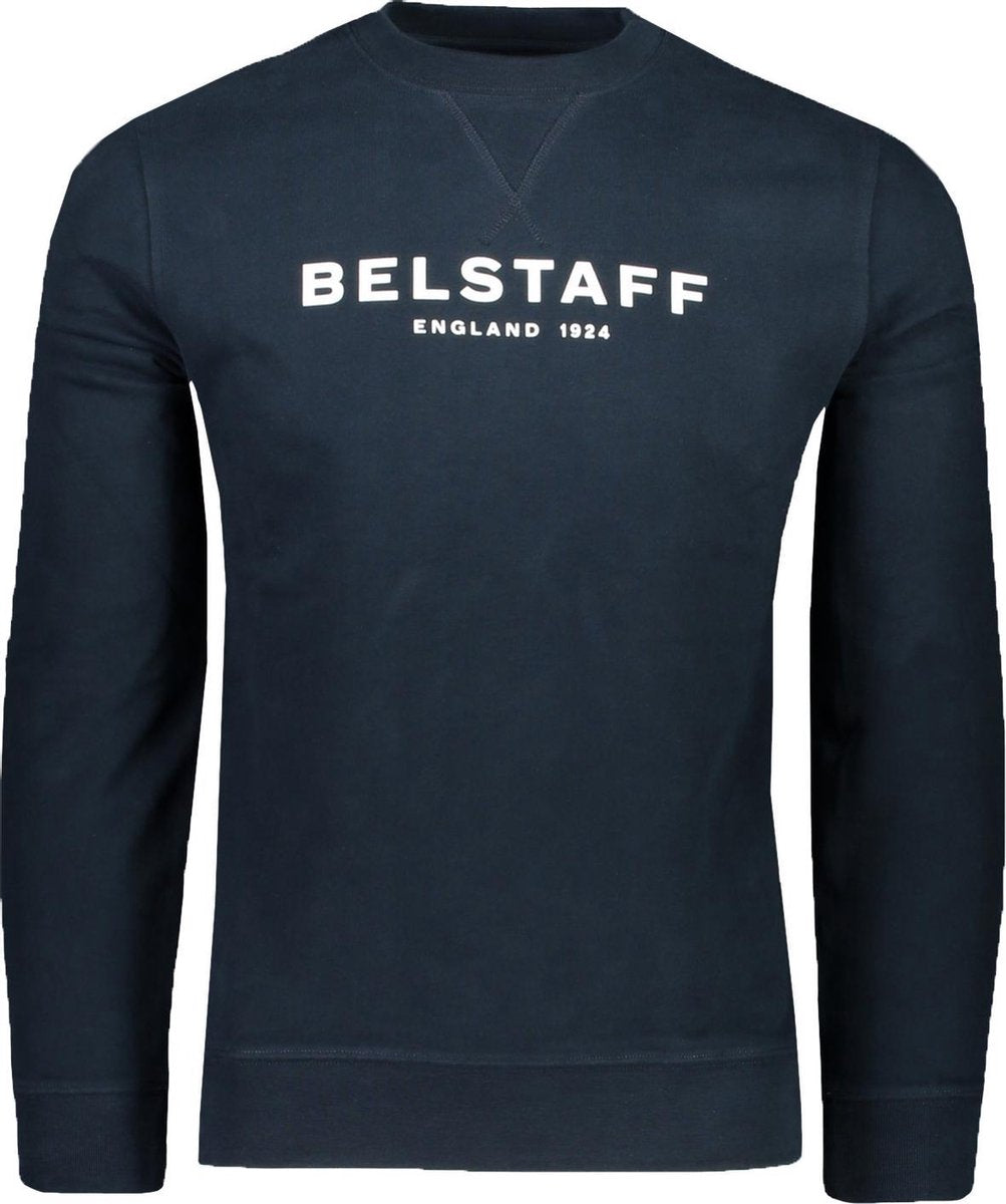 Belstaff Sweater Blauw Normaal - Maat XL - Heren - Lente/Zomer Collectie - Katoen
