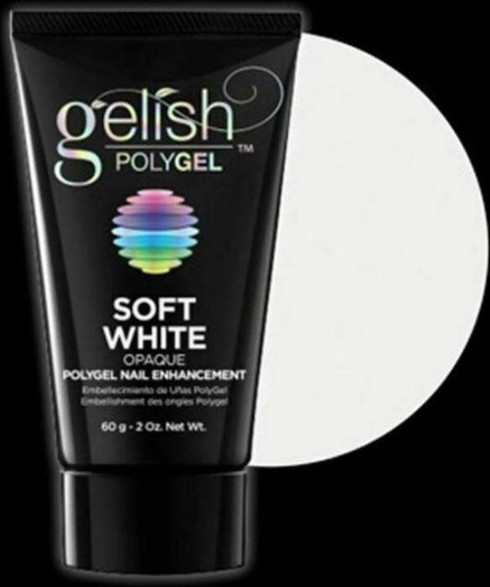 Gelish POLYGEL Nail Enhancement Soft White - 2 oz / 60 g