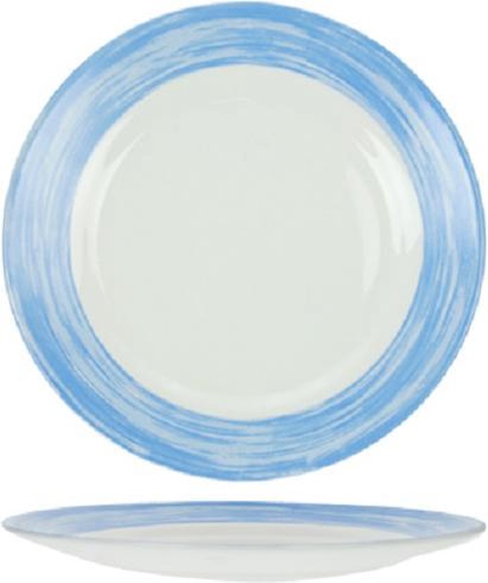 Arcoroc Brush - Dinerborden - Blauw - 25