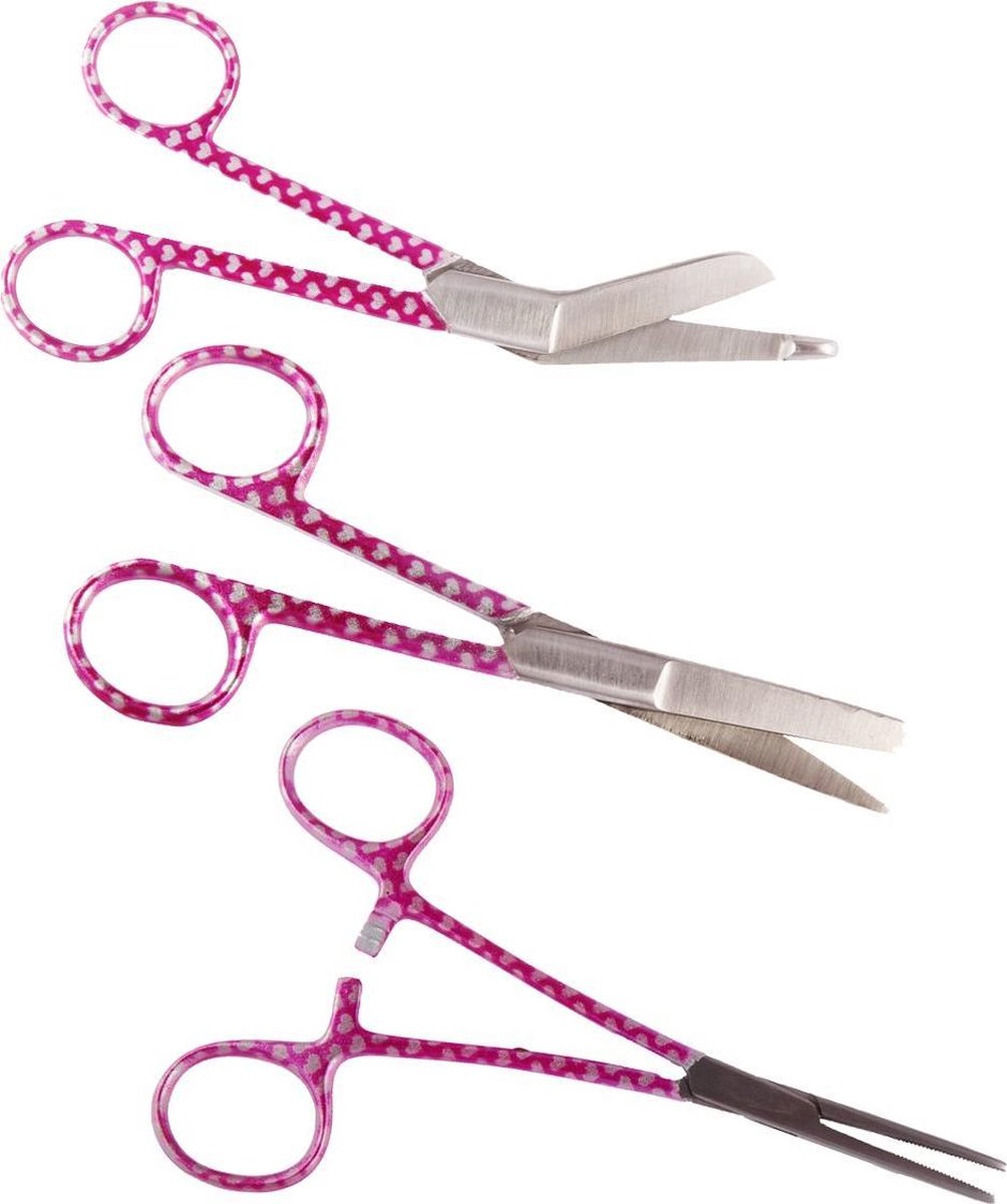 Verpleegkunde Scharen Set - Hearts | Zorg - Zuster - Cadeau - Verpleegster - Accessoires