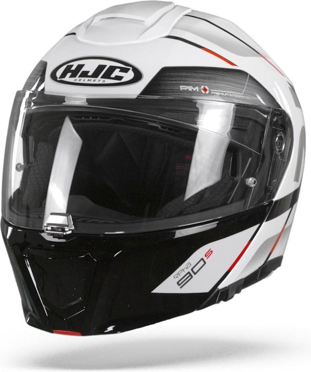 HJC RPHA 90s Bekavo White Modular Helmet 2XL