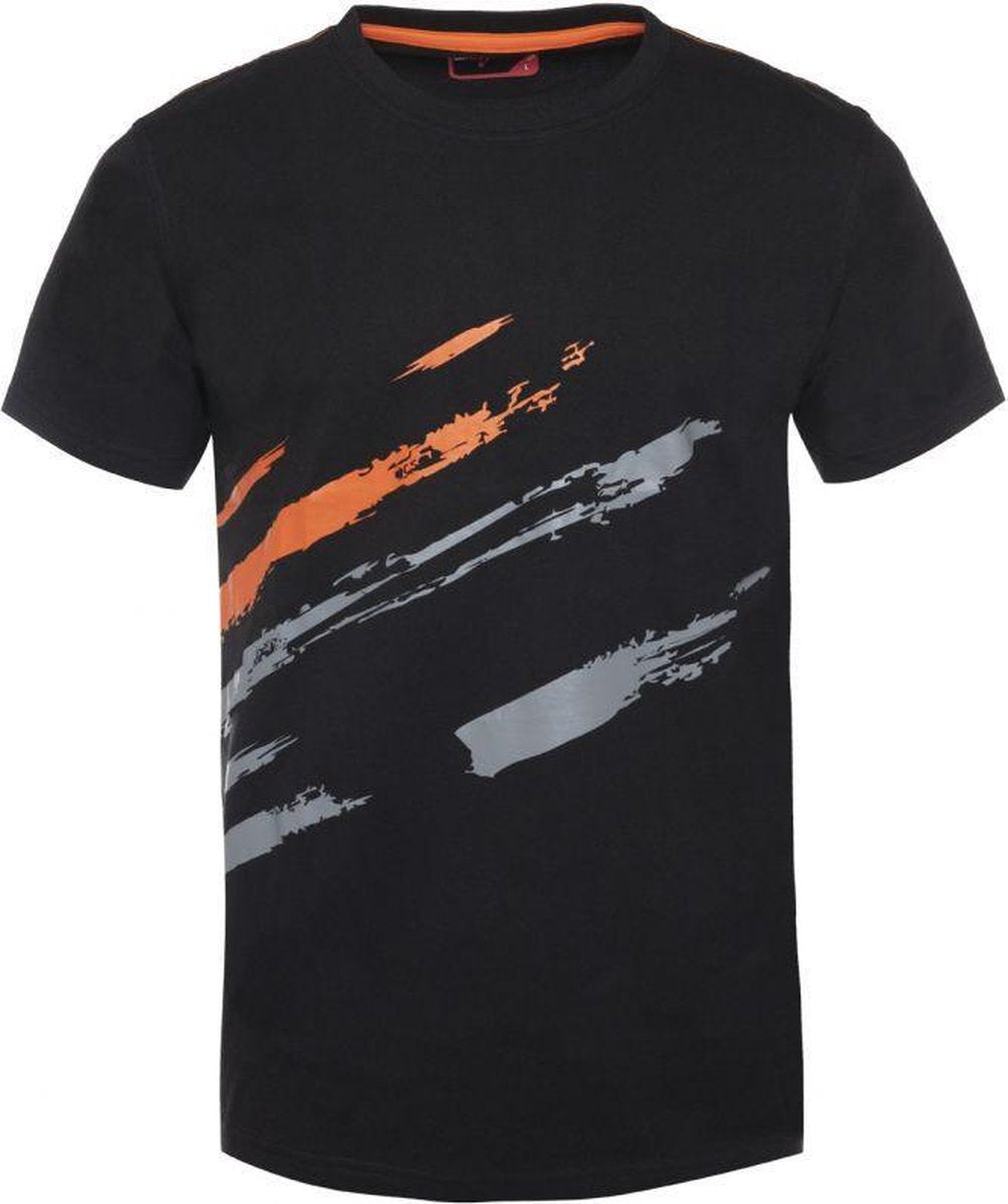 Safeworker Maas - T-shirt - Zwart / oranje
