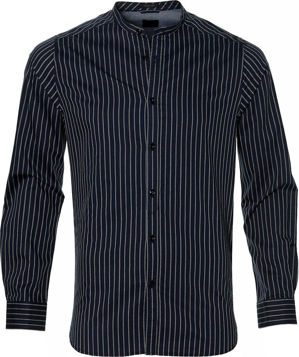 Dstrezzed Overhemd - Slim Fit - Blauw - XXL