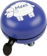 Leuk kado met naam ding dong fietsbel 80 mm - paars