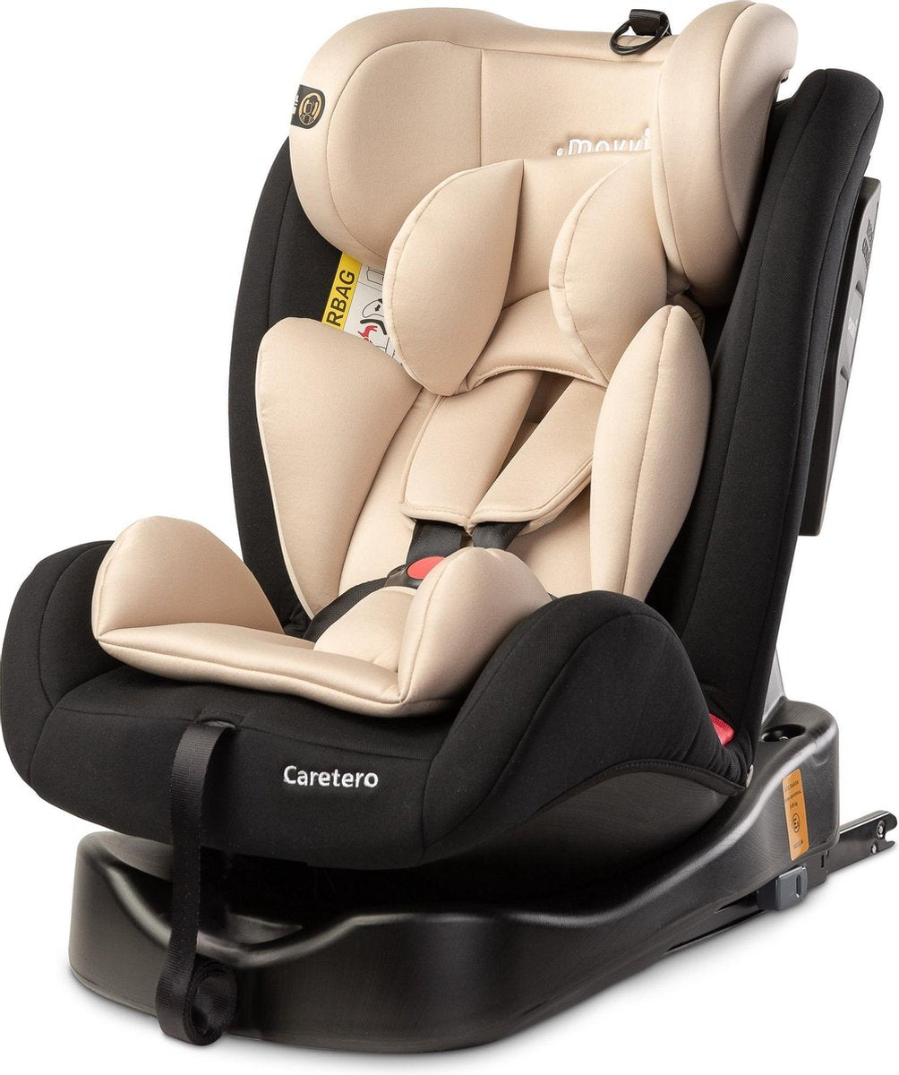 MOKKI draaibare autostoel ISOFIX Groep 0/1/2/3 tot 12 jaar BEIGE
