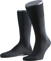 FALKE Airport Heren Sokken - Zwart - Maat 45-46