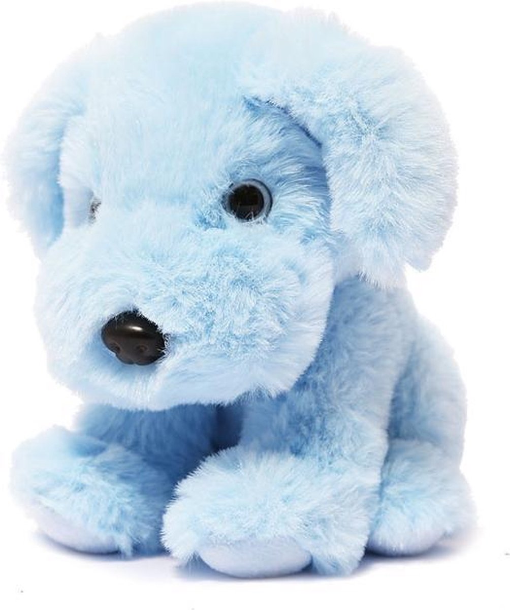 Soft Touch Knuffel Hond Junior 15 Cm Polyester Blauw