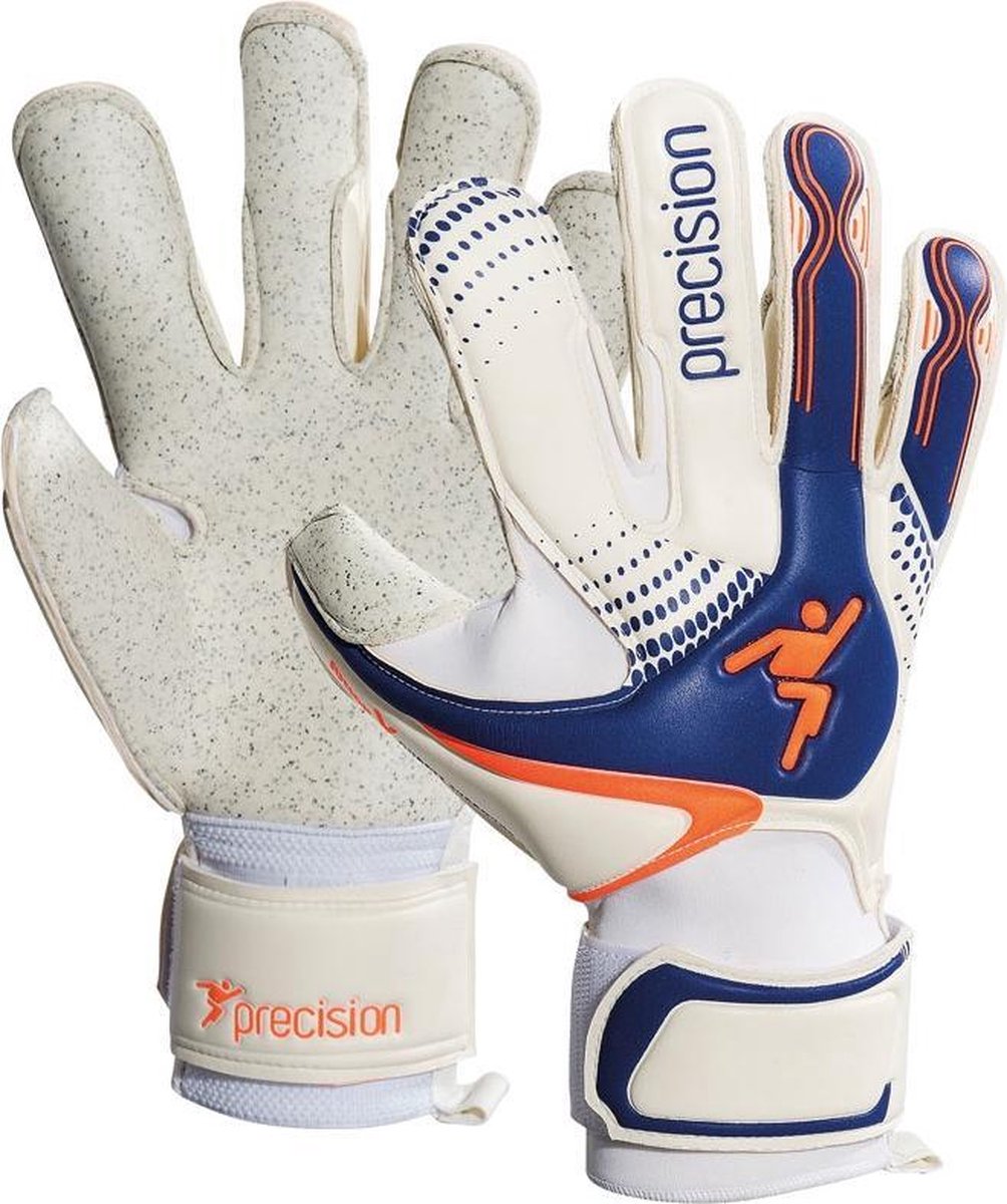 Precision Keepershandschoenen Fusion-x Latex Wit/blauw Mt 10