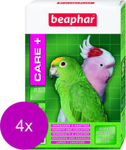 Beaphar Care Plus Papegaai & Kaketoevoer - Vogelvoer - 4 x 1 kg