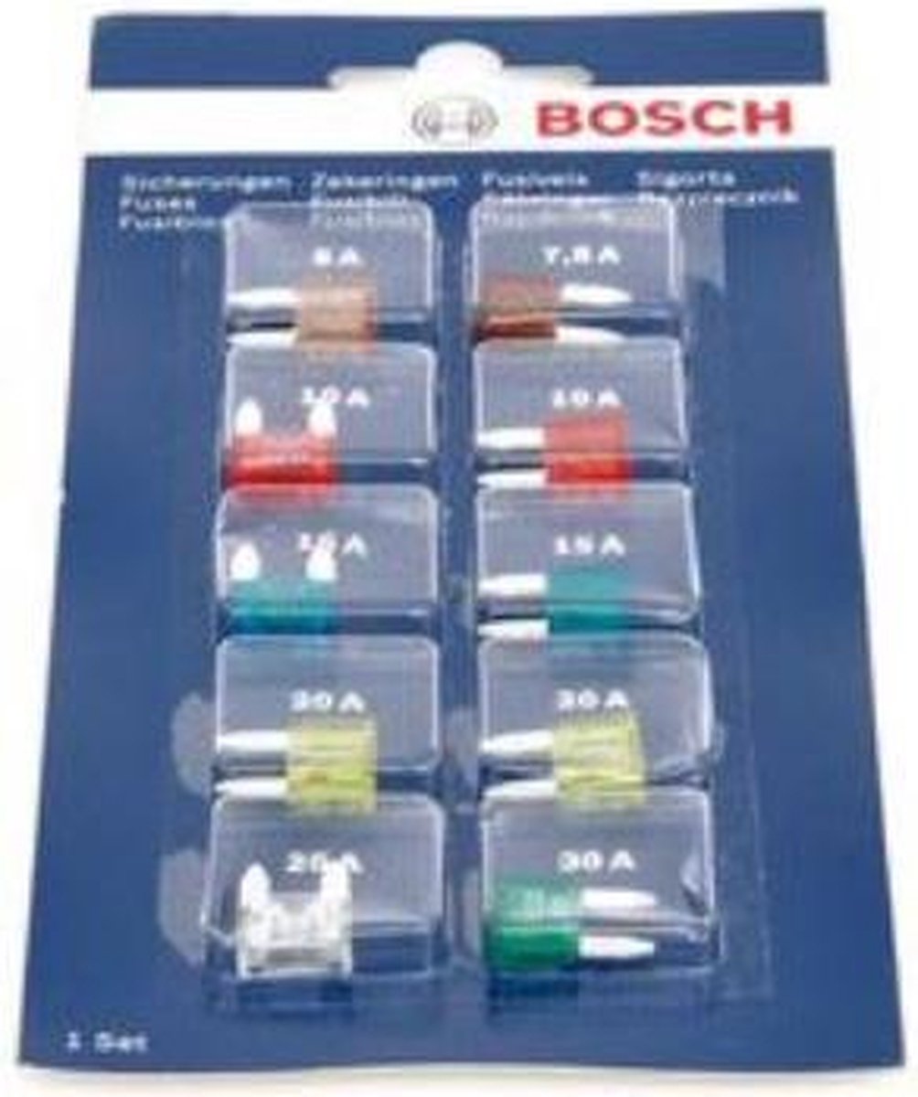 Auto Zekeringen Set Mini Steekzekeringen 10 Stuks Bosch