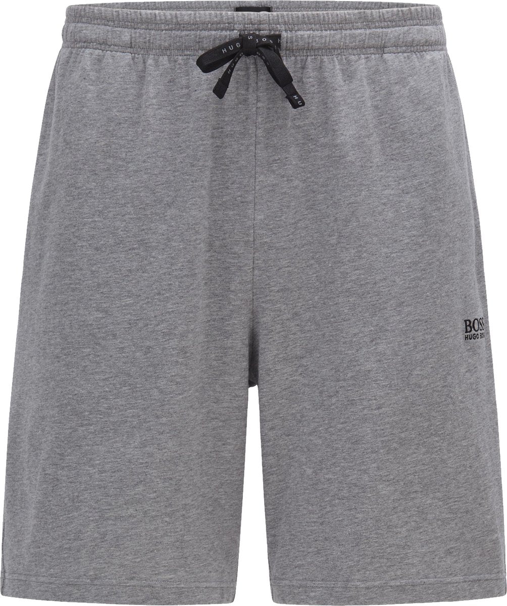 HUGO BOSS lounge broek kort (dun) - heren lounge short - grijs -  Maat: S