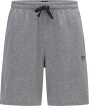 HUGO BOSS lounge broek kort (dun) - heren lounge short - grijs -  Maat: S