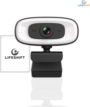Lifeshift FULL HD 2K Webcam met Ringlicht