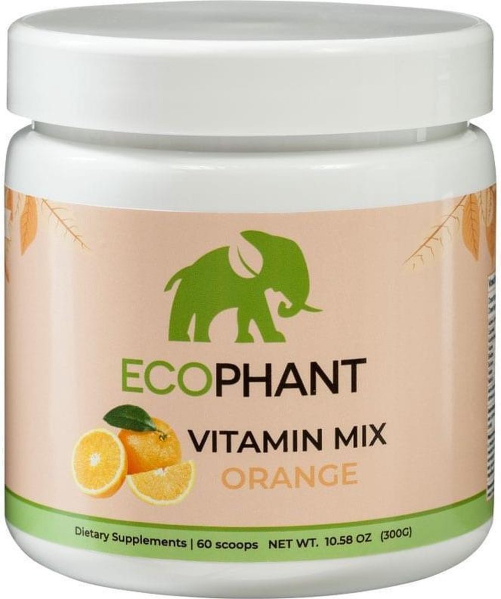 Ecophant Multivitamine Mix - Elke Dag met vitamine D - Complete multivitaminen verfrissend drankje - Orange