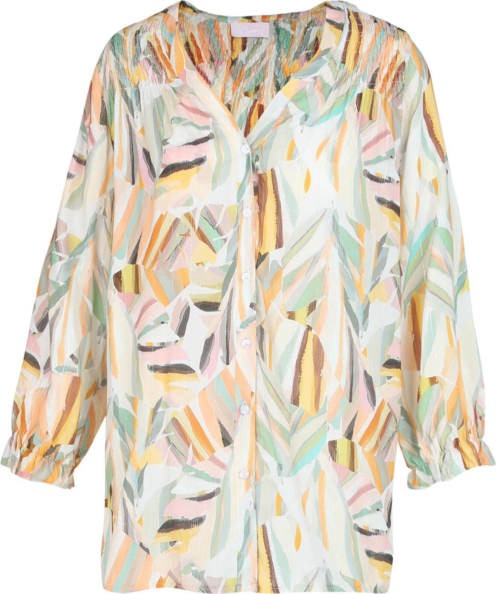 Cassis - Bedrukte tuniekblouse - Multicolor