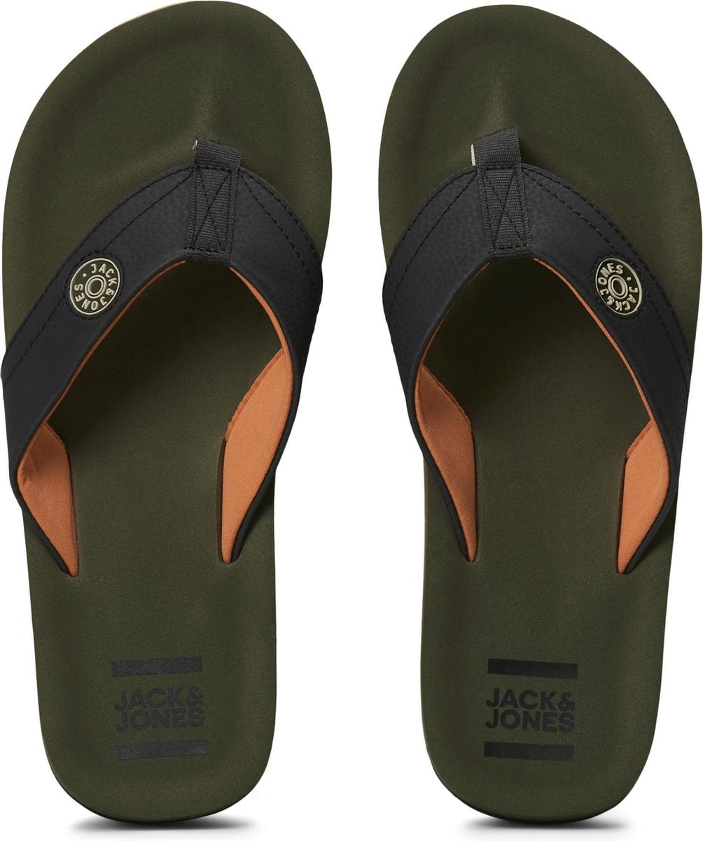 JACK&JONES FOOTWEAR JFWSHAW 2.0 OLIVE NIGHT Heren Slippers - Maat 41