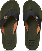 JACK&JONES FOOTWEAR JFWSHAW 2.0 OLIVE NIGHT Heren Slippers - Maat 41