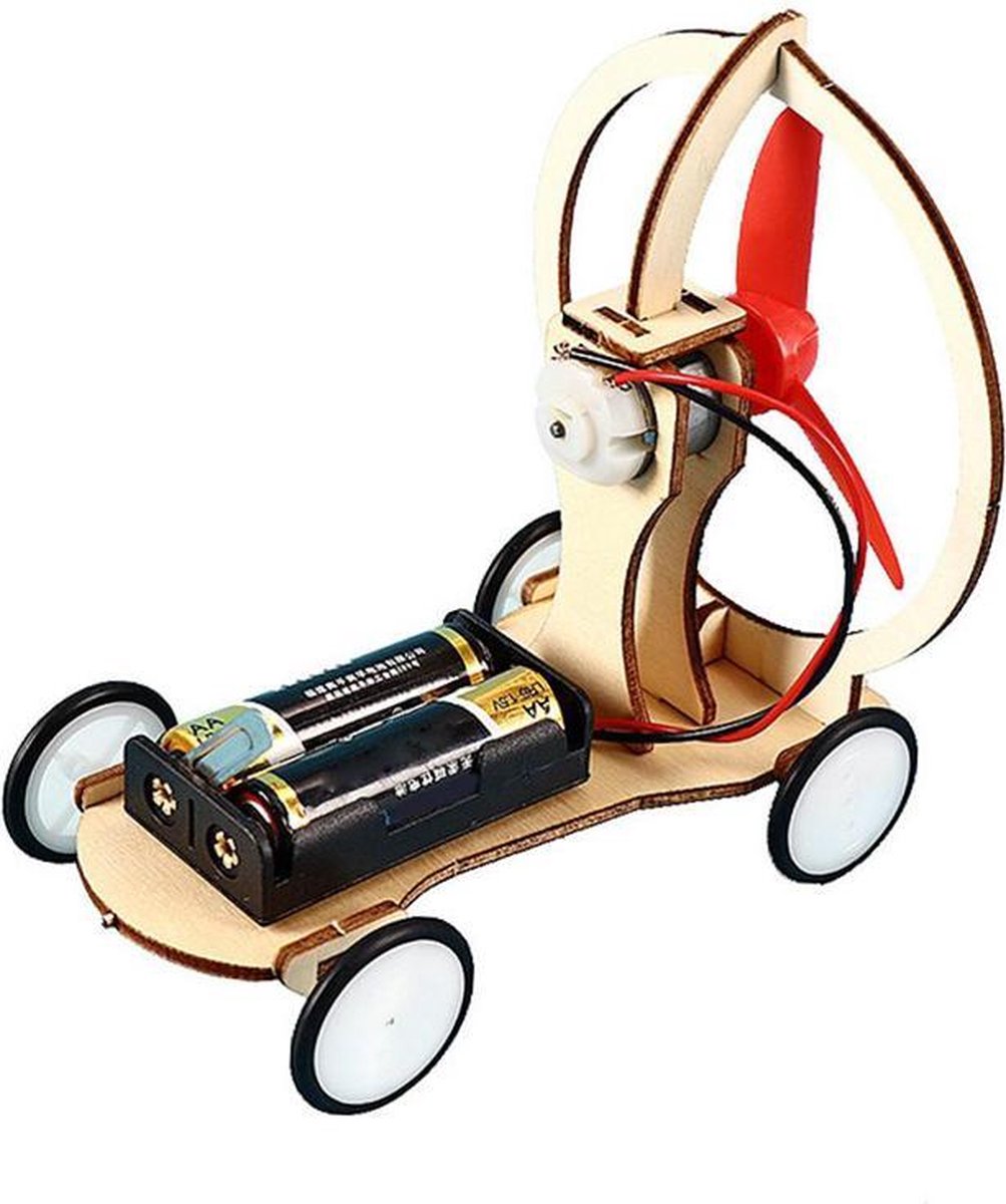 DIY Electric Wind Car Toy LEGO TECHNIC STYLE / DIY elektrisch windauto speelgoed / Jouet de voiture à vent électrique bricolage