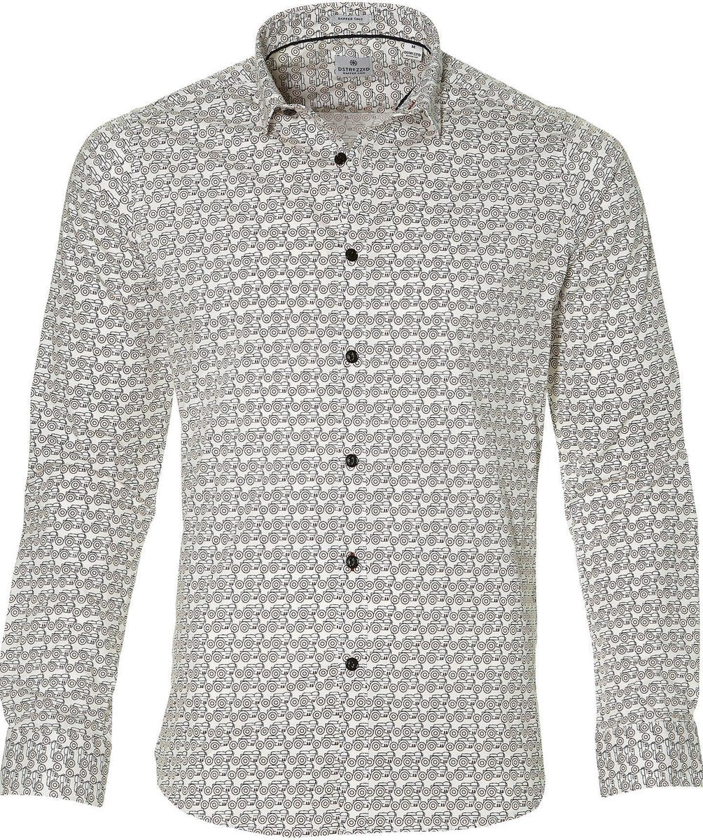 Dstrezzed Overhemd - Slim Fit - Wit - M