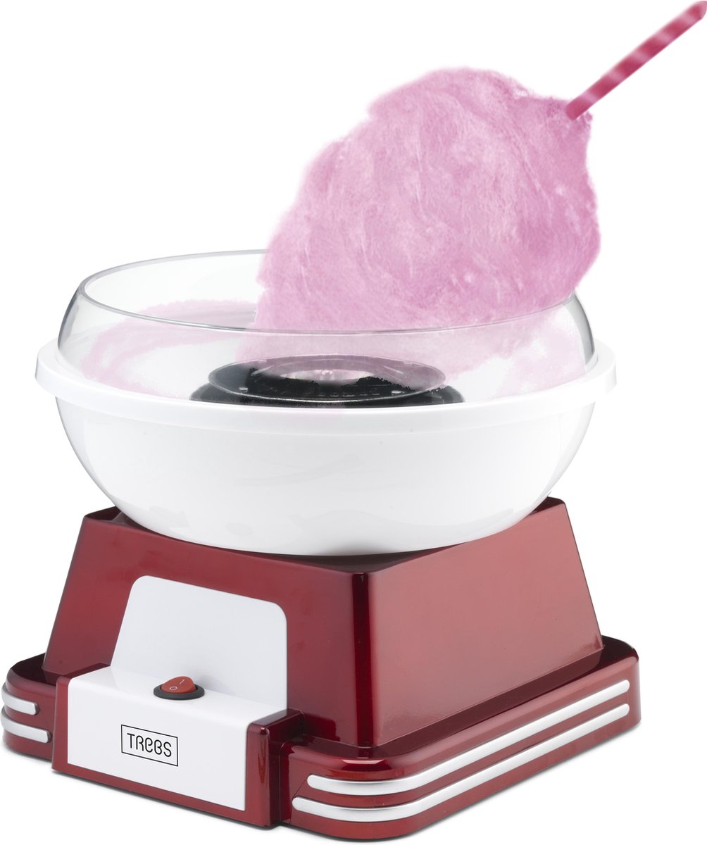 Trebs 99389 - Suikerspinmachine retro - Rood