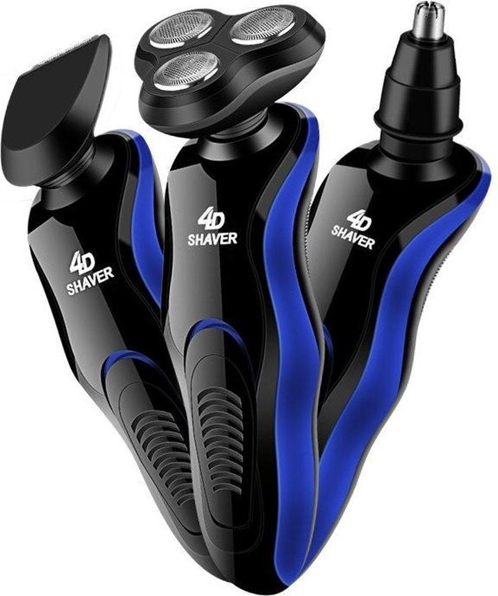 WiseGoods - 4D Elektrische Scheerapparaat Set - 3-in-1 Scheerapparaat Set - Baardtrimmer - Gezichtsverzorging - Mannen
