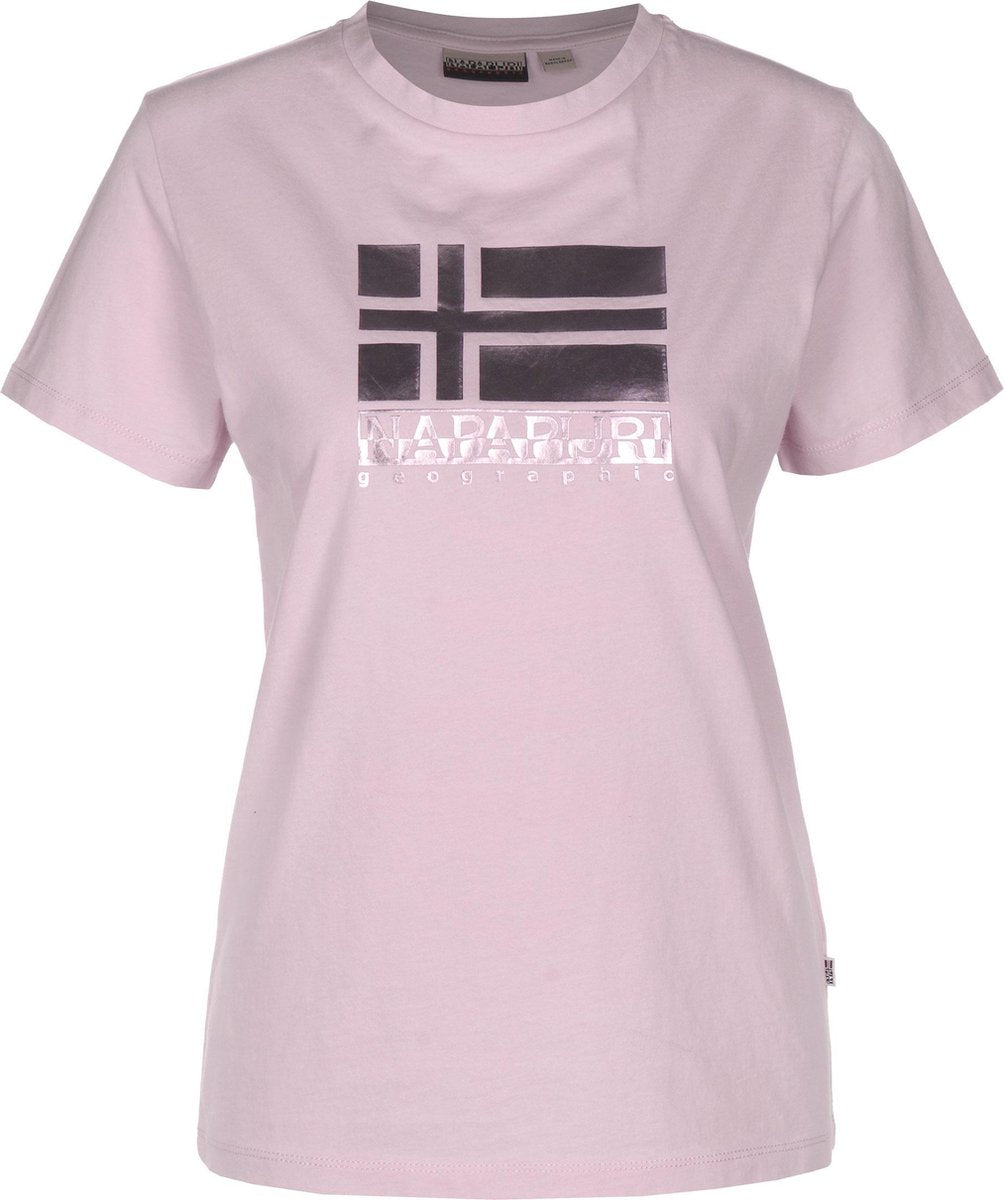 Napapijri Shyamoli Petal Pink Dames T-shirt