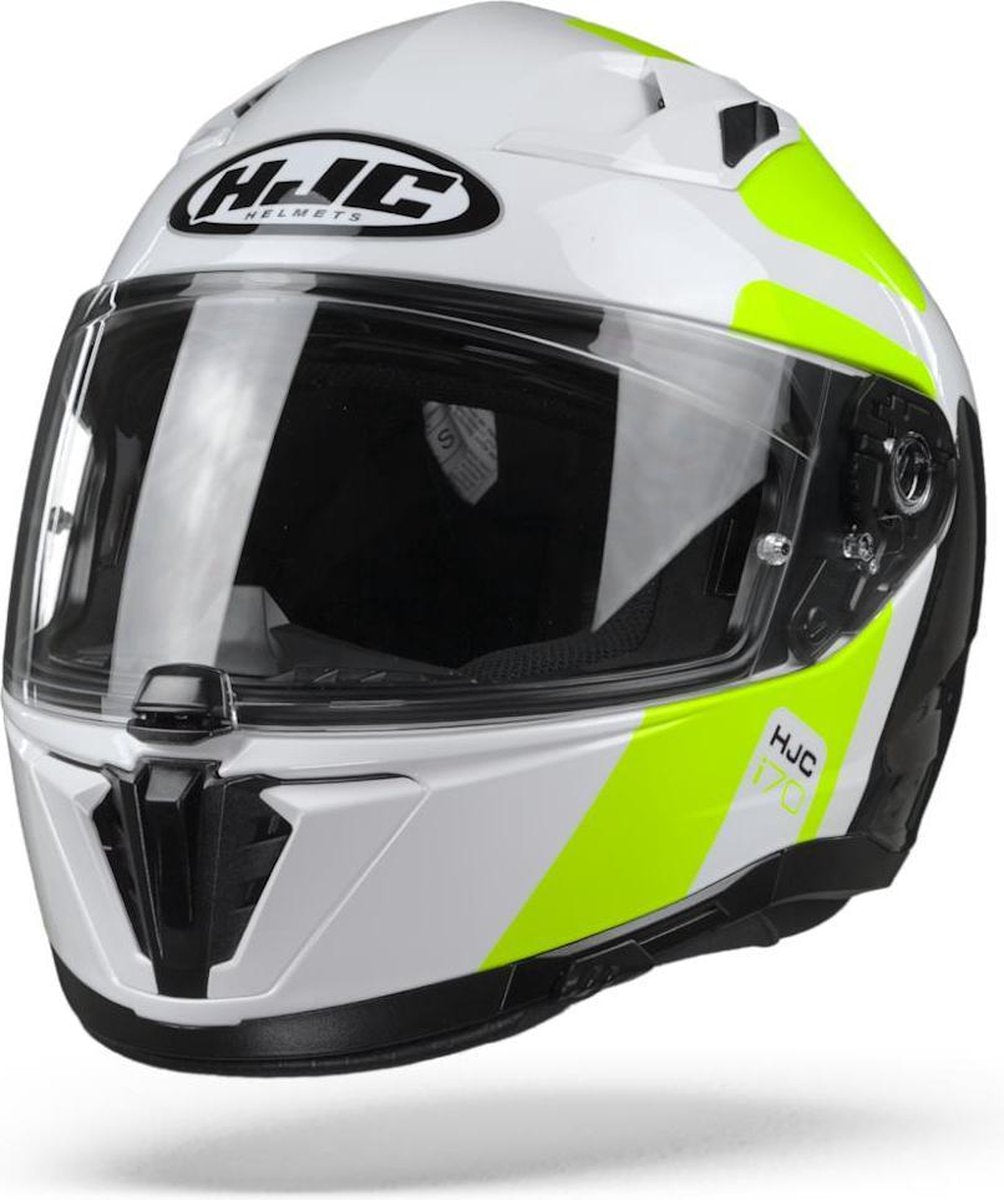 HJC I70 PRIKA Wit Integraalhelm - Motorhelm  - Maat L