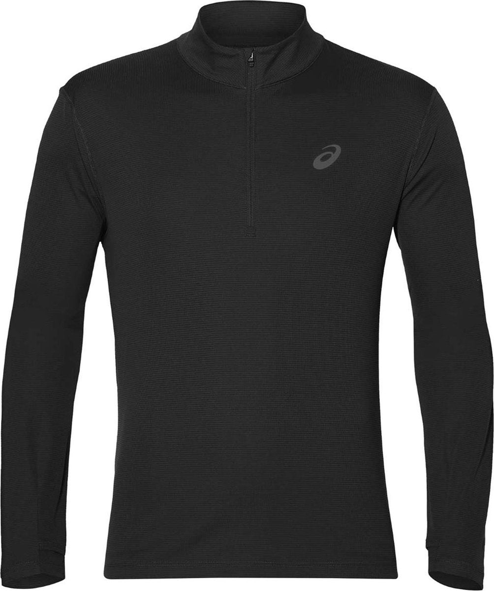 Asics Silver Half-Zip Heren - Zwart - maat S