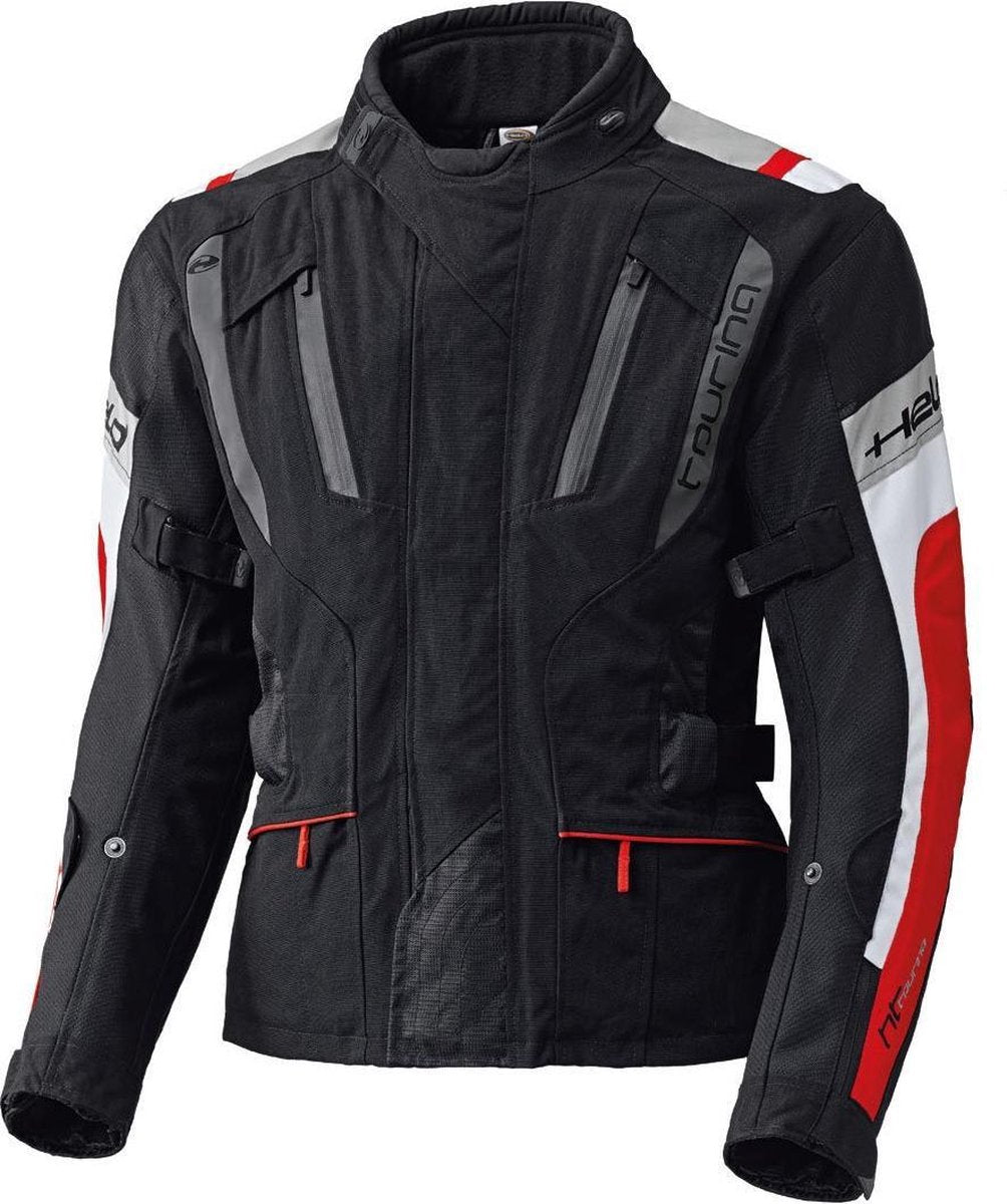 Held 4-Touring Black Red Textile Motorcycle Jacket S