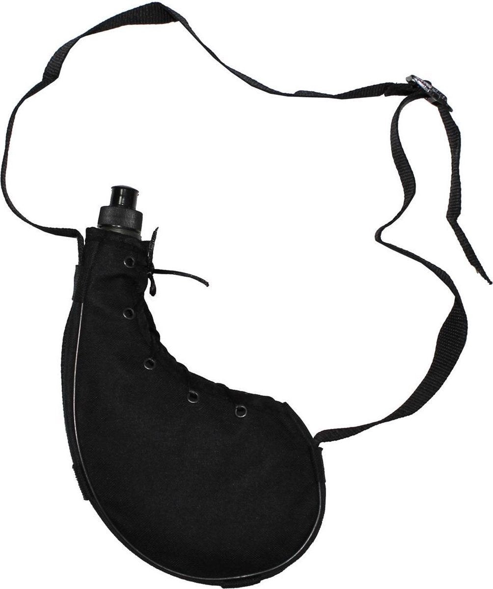 Veldfles 'Bota' zwart plastic ca. 0 75 Liter