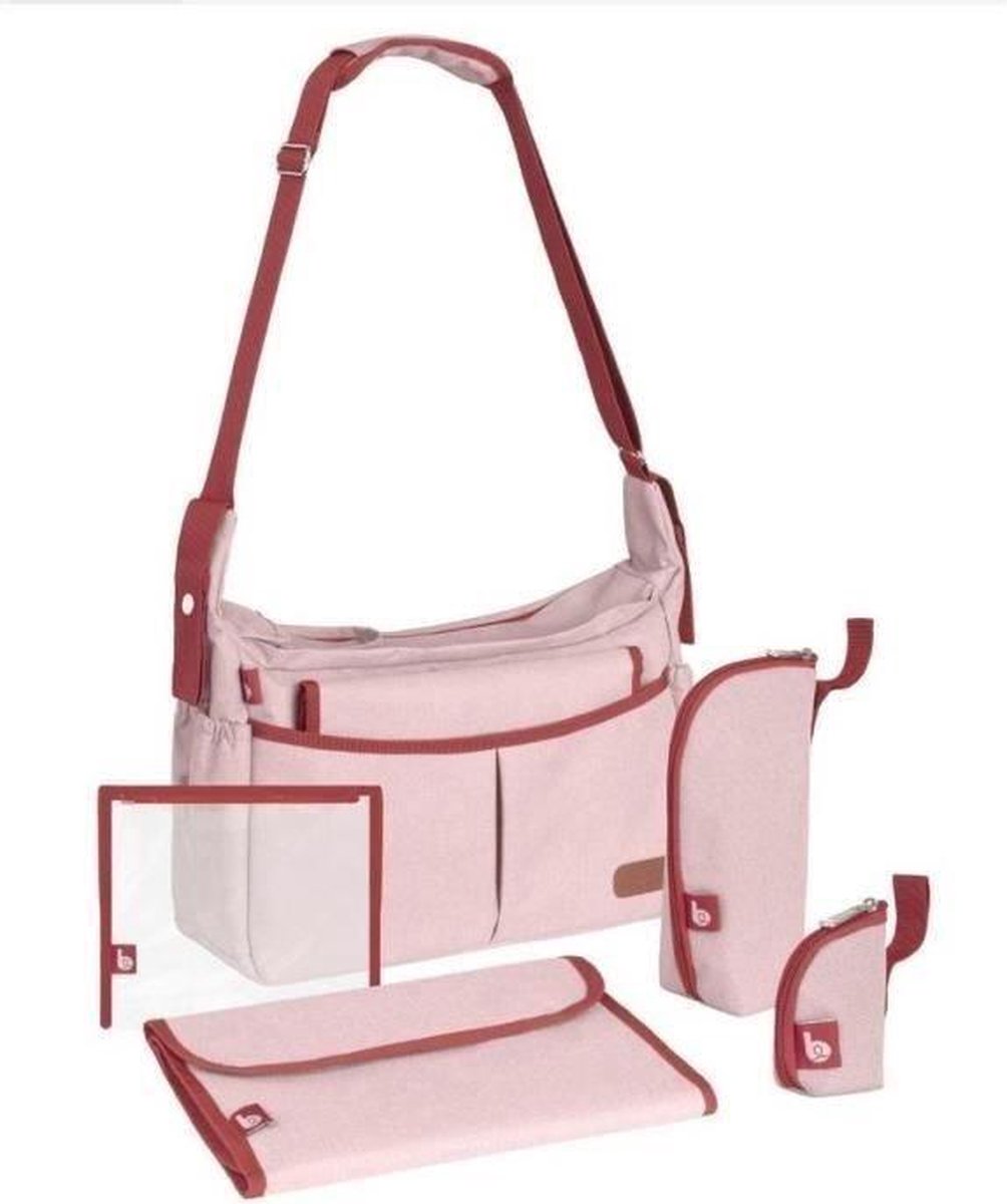 BABYMOOV Urban Bag Roze poedervormige babyverschoonstas