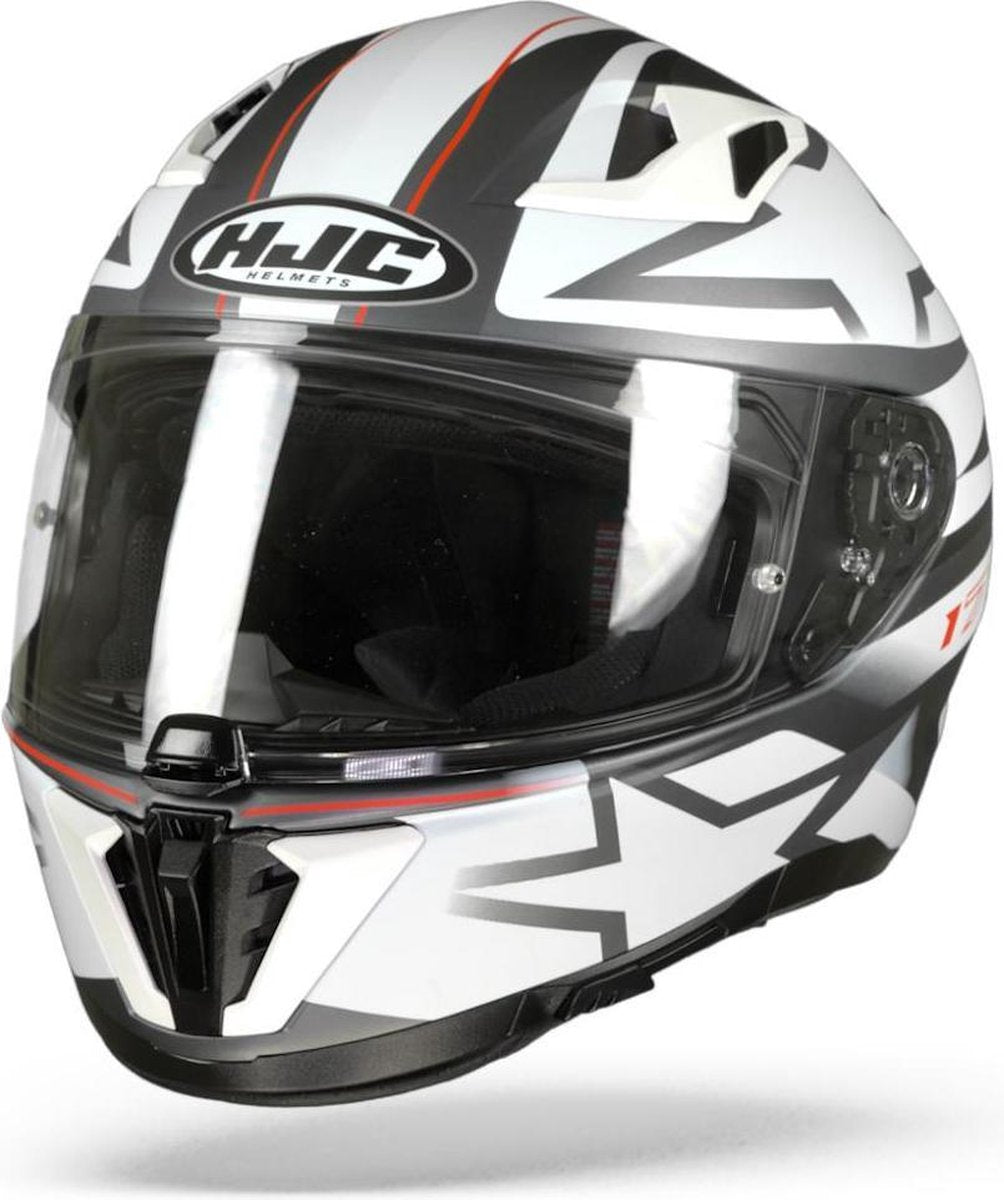 HJC i70 Cravia Mc10Sf Wit Grijs Rood Integraalhelm - Motorhelm - Maat XXL