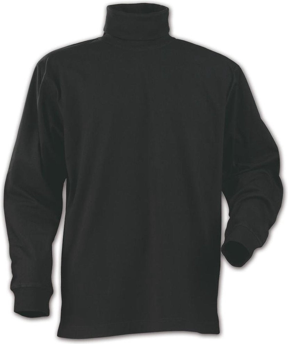 Printer Rollerneck T-shirt 2264005 Zwart - Maat M