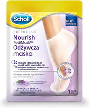 Scholl - Expert Care Nourish Pedi Mask Nourishing Mask Into An Oil Feet Lavender 1 Pair