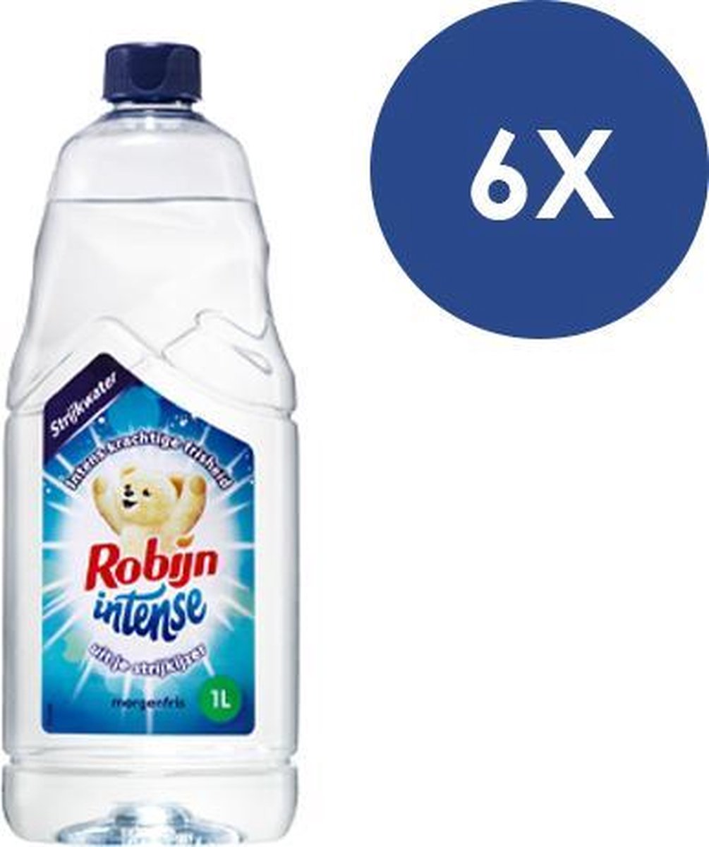 Robijn Intense Morgenfris Strijkwater - 6 x 1L