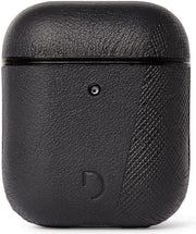 DECODED AirCase2 Split – AirPods 1 / 2 Full Grain Leren Case (Zwart)