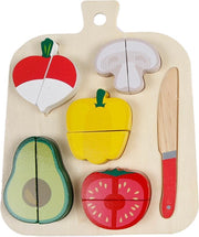 Toys Amsterdam Snijset Groente Junior Hout 22 X 18 Cm 12-delig