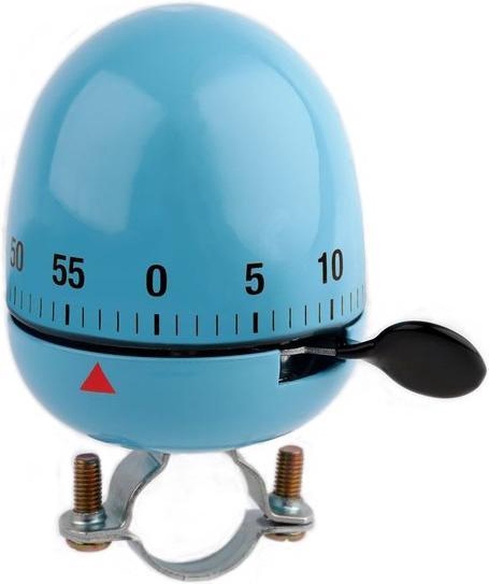 Niet Verkeerd Fietsbel Ei Kookwekker 60 Mm Blauw
