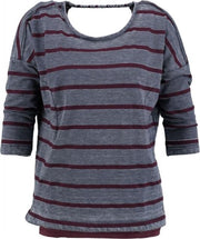 Garcia blauwe sweater met top 3/4 mouw Maat - S