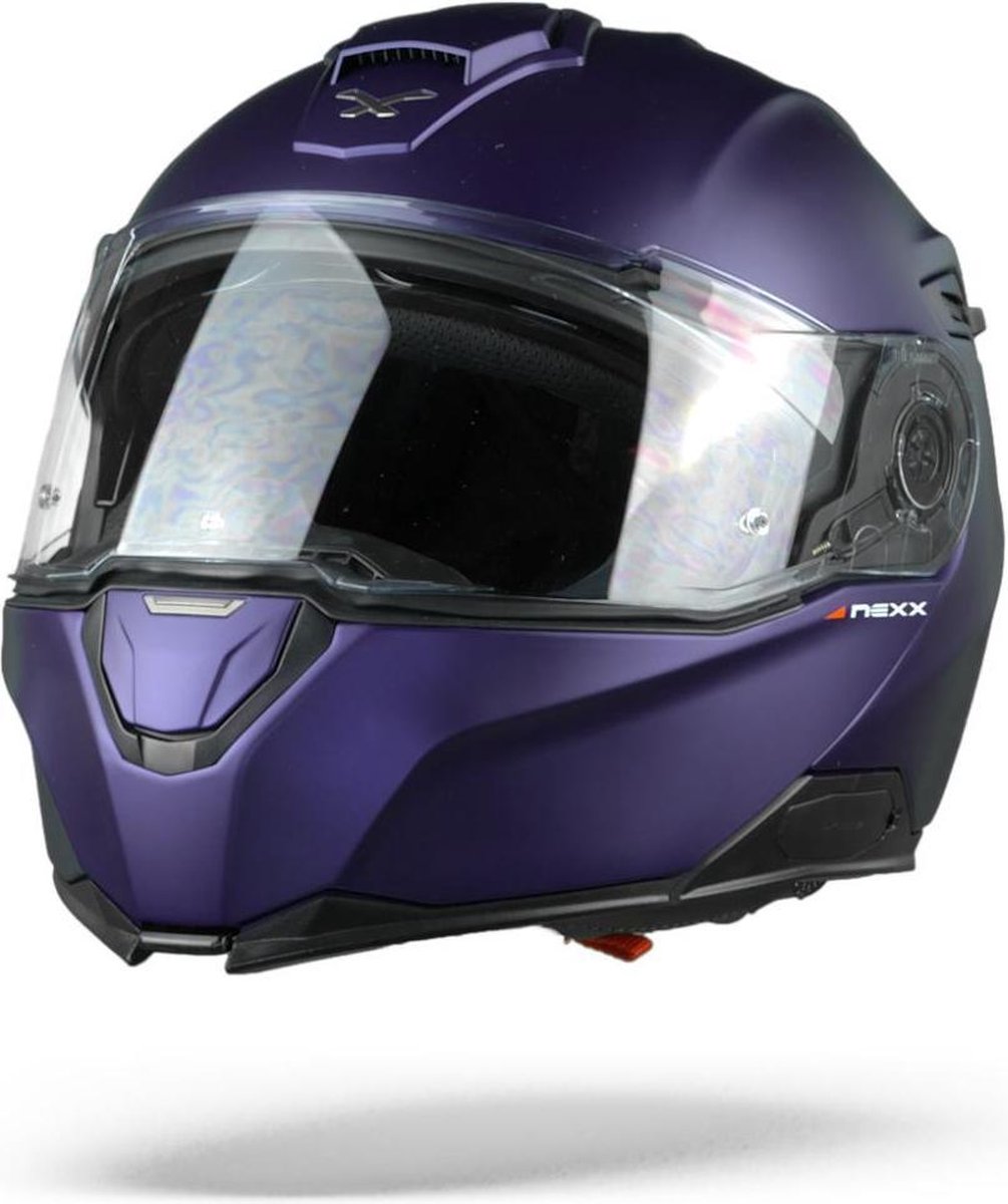 Nexx X.Vilitur Plain Indigo Blue Matt  Systeemhelm - Motorhelm - Maat L