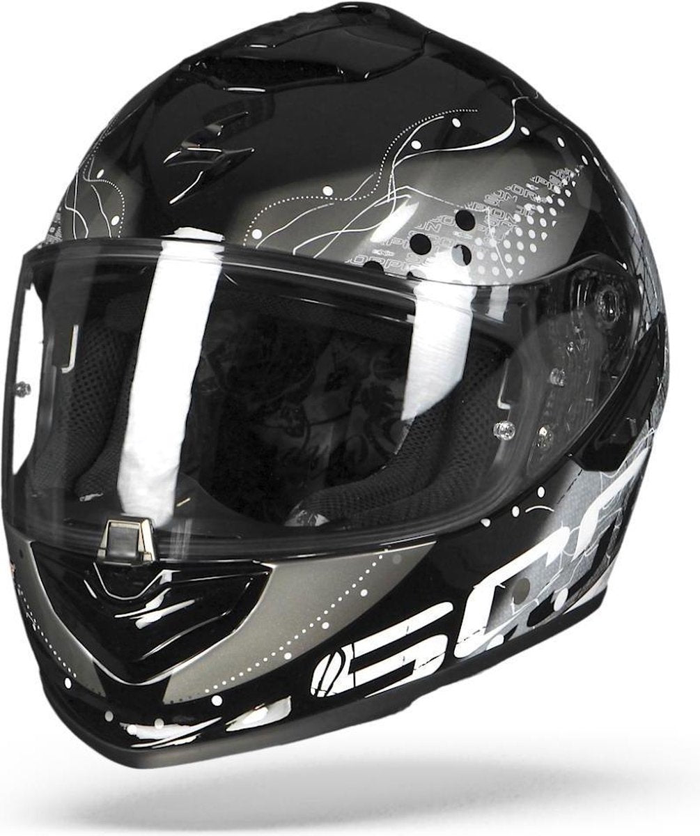 Scorpion EXO-1400 Air Classy Zwart Zilver Integraalhelm - Motorhelm - Maat XS
