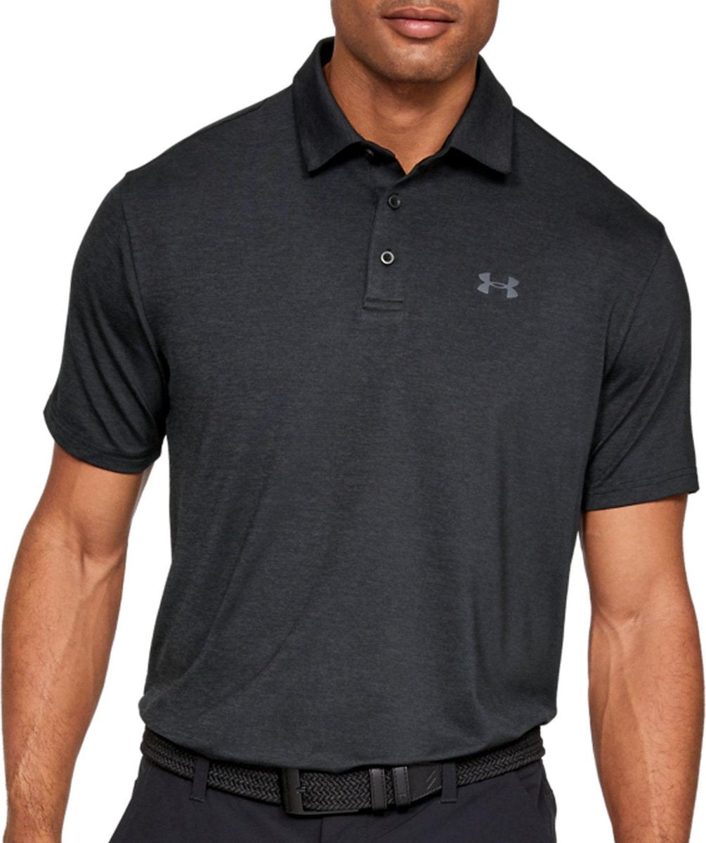Under Armour Sportpolo - Maat M  - Mannen - zwart